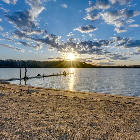 Lake Home With Dock And Fire Pit Steps To Sandy Beach